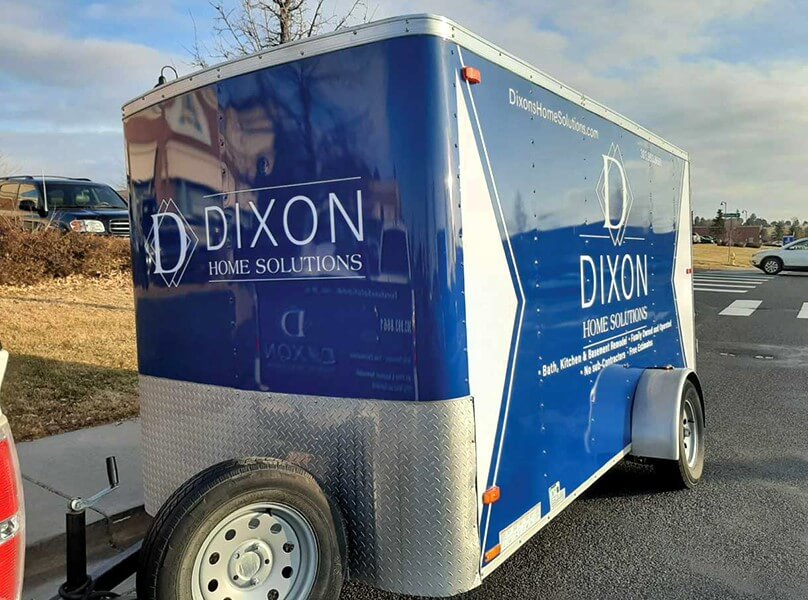 Custom trailer graphics